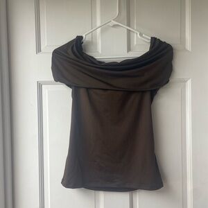 H&M Chocolate Brown Top
